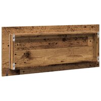 Badkamerspiegel met LED 100x8,5x37 cm bewerkt hout oud hout 7