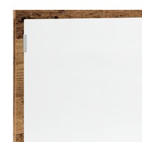 Badkamerspiegel met LED 100x8,5x37 cm bewerkt hout oud hout 8