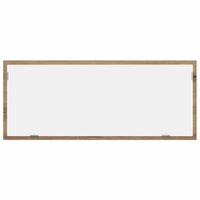 Badkamerspiegel LED 100x8,5x37 cm bewerkt hout artisanaal eiken 6