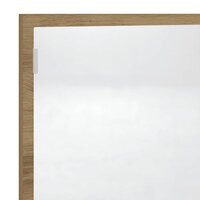 Badkamerspiegel LED 100x8,5x37 cm bewerkt hout artisanaal eiken 9