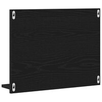 Badkamerspiegel 60x10,5x45 cm spaanplaat zwart eikenkleurig 7