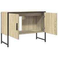 Wastafelkast 80x33x60 cm bewerkt hout sonoma eikenkleurig 6