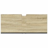 Wastafelkast 80x33x60 cm bewerkt hout sonoma eikenkleurig 9