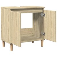 Wastafelkast 58x33x60 cm bewerkt hout sonoma eikenkleurig 7