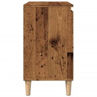 Wastafelkast 58x33x60 cm bewerkt hout oud houtkleurig 6