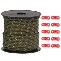 Tentscheerlijn met reflecterende strips en spanners 50 m 4 mm 2