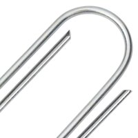 Grondharingen 50 st U-vormig 15x3,5 cm gegalvaniseerd staal 4