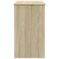Kaptafel met spiegel 100x45x76 cm sonoma eikenkleurig 6