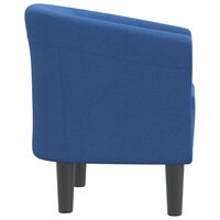 Kuipstoel stof blauw 4