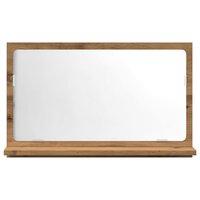 Badkamerspiegelkast 60x11x37 cm bewerkt hout artisanaal eiken 4
