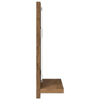 Badkamerspiegelkast 60x11x37 cm bewerkt hout artisanaal eiken 5