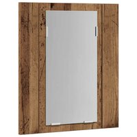 Badkamerspiegelkast LED 40x12x45 cm bewerkt hout oud hout 8