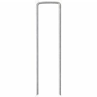 Grondharingen 50 st U-vormig 15x3,5 cm gegalvaniseerd staal 3