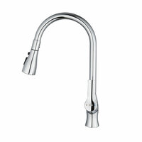 Mengkraan Fontastock Chroom Roestvrij staal Blik Keramische Zinklegering C-vorm Hoogte 2