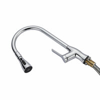 Mengkraan Fontastock Chroom Roestvrij staal Blik Keramische Zinklegering C-vorm Hoogte 3