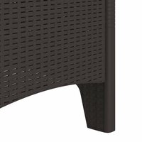 Tuinstoel 2 pcs Bruin 53 x 49 x 85 cm PP 7