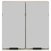 Badkamerspiegelkast 64,5x20x66,5 cm bewerkt hout sonoma eiken 3