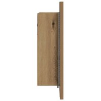 Badkamerspiegelkast LED 40x12x45 cm bewerkt hout artisan eiken 9