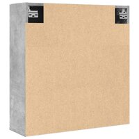 Badkamerspiegelkast 64x20x66,5 cm bewerkt hout betongrijs 6