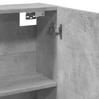 Badkamerspiegelkast 64x20x66,5 cm bewerkt hout betongrijs 8