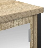 Badkamerwandkast met spiegel 60x21x60 cm sonoma eikenkleurig 9