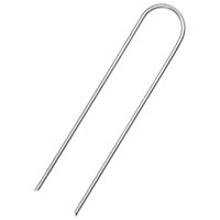 Grondharingen 25 st U-vormig 15x3,5 cm gegalvaniseerd staal 2