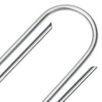 Grondharingen 25 st U-vormig 15x3,5 cm gegalvaniseerd staal 4
