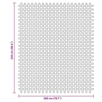 Tenttapijt 2,5x2 m antracietkleurig 7