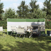 Windscherm camping waterdicht 340x130 cm groen 3