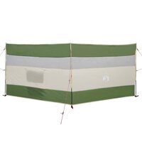 Windscherm camping waterdicht 340x130 cm groen 4