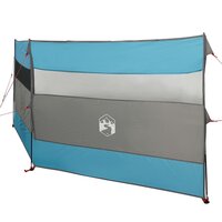 Windscherm camping waterdicht 340x130 cm blauw 5
