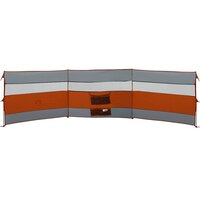 Windscherm camping waterdicht 508x130 cm grijs en oranje 6