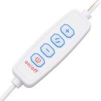 Kaptafel met LED-verlichting 74,5x40x141 cm gerookt eikenkleur 9