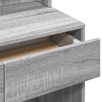 Kaptafel met spiegel 80x41x144,5 cm grijs sonoma 8