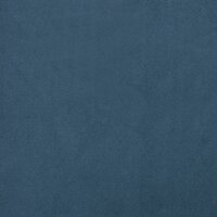 Kuipstoel met voetenbank fluweel donkerblauw 7