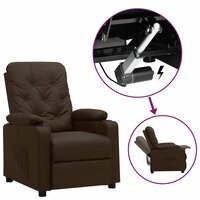 Sta-op-stoel kunstleer bruin 2