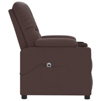 Sta-op-stoel kunstleer bruin 6