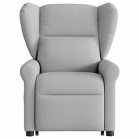 Sta-op-stoel verstelbaar stof wolk grijs 4