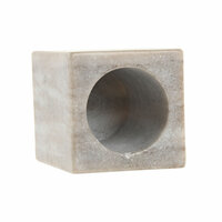 Tandenborstelhouder Home ESPRIT Wit Bruin Marmer 7,5 x 7,5 x 10,5 cm 3