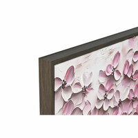 Schilderij Home ESPRIT Beige Roze Donkerbruin Romantiek 103 x 4,5 x 103 cm (2 Stuks) 2