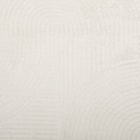 Vloerkleed IZA laagpolig Scandinavisch &Oslash; 80 cm cr&egrave;mekleurig 9