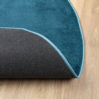 Vloerkleed OVIEDO laagpolig &Oslash; 120 cm turquoise 5