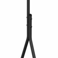 Kledingrek met plank met opslag Zwart 100 x 56 x 154 cm Staal 9