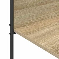 Kledingrek met plank Bruin 120 x 44 x 160 cm Bewerkt hout 8