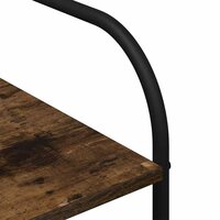 Kledingrek met plank Bruin 120 x 44 x 160 cm Bewerkt hout 9