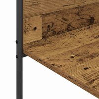Kledingrek met plank Bruin 120 x 44 x 160 cm Bewerkt hout 8