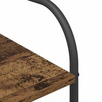 Kledingrek met plank Bruin 120 x 44 x 160 cm Bewerkt hout 9