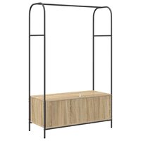 Kledingrek met opslag Bruin 100 x 44 x 160 cm Bewerkt hout 7