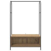 Kledingrek met opslag Bruin 100 x 44 x 160 cm Bewerkt hout 5