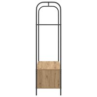 Kledingrek met opslag Bruin 100 x 44 x 160 cm Bewerkt hout 6